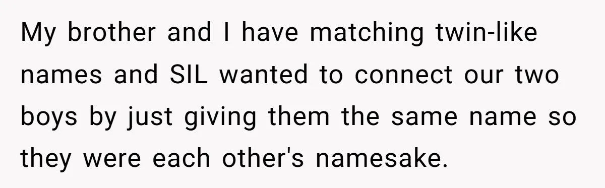 Brother’s Wife Stole Their Baby Name - So Parents Secretly Swapped It and Left Her Furious