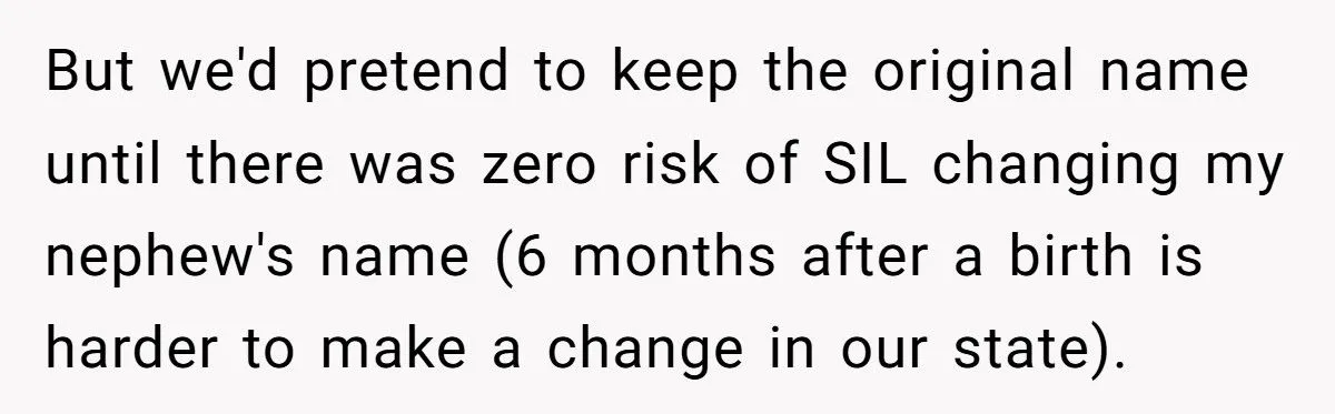 Brother’s Wife Stole Their Baby Name - So Parents Secretly Swapped It and Left Her Furious
