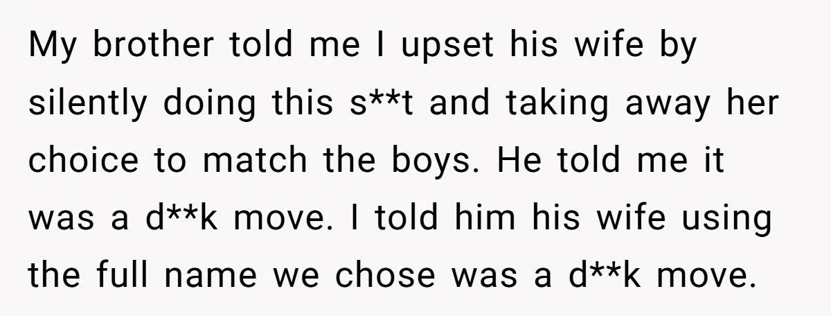 Brother’s Wife Stole Their Baby Name - So Parents Secretly Swapped It and Left Her Furious