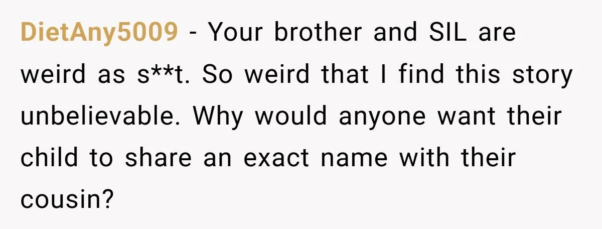 Brother’s Wife Stole Their Baby Name - So Parents Secretly Swapped It and Left Her Furious