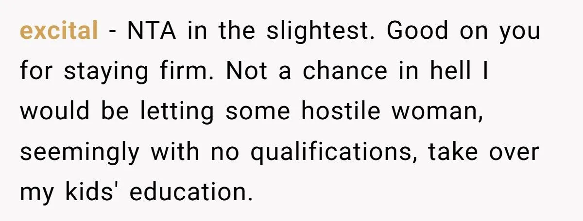 When An Ex’s Wife Pushes To Homeschool, This Mom Says “No Way!”