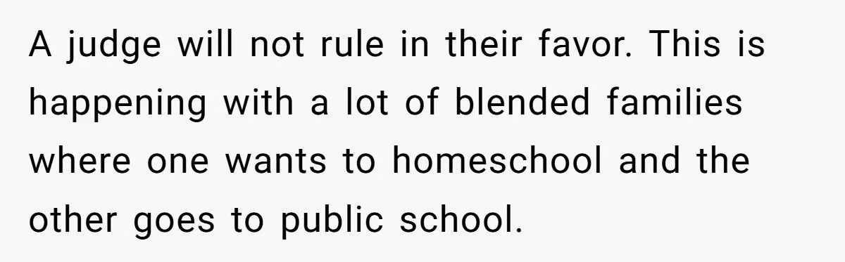 When An Ex’s Wife Pushes To Homeschool, This Mom Says “No Way!”