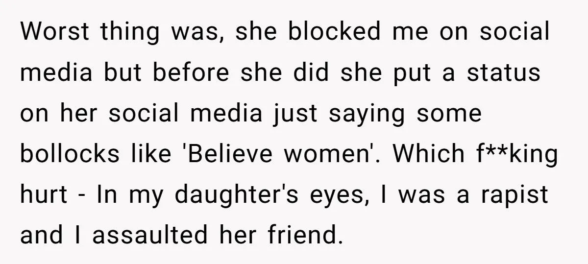 Dad Turns Away Crying Daughter After She Blocked Him and Posted ‘Believe Women’ During False Claim