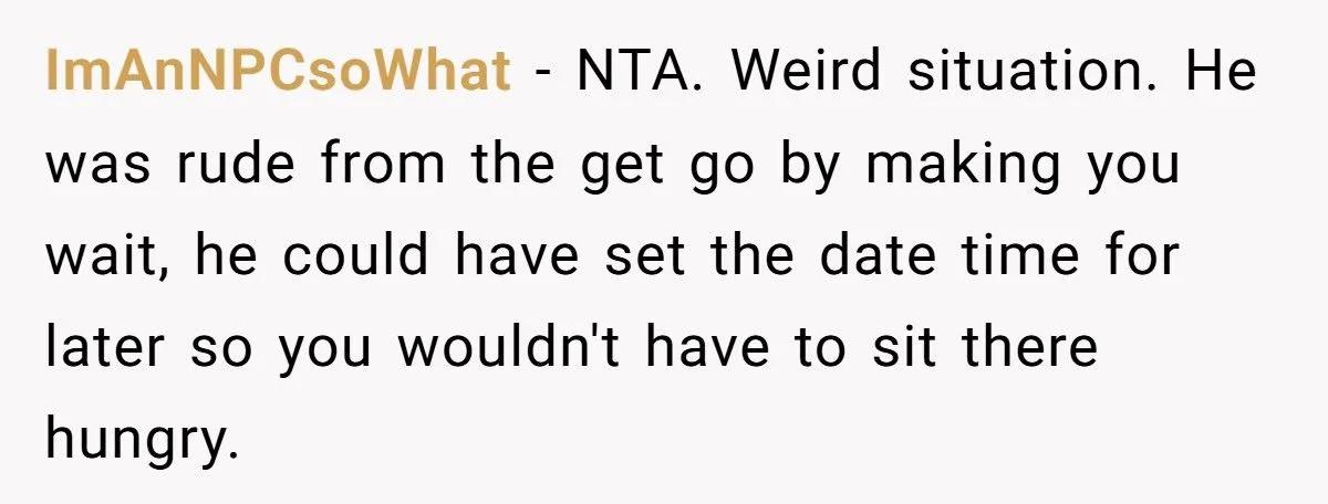 A Man Uses Free Meal Trade on First Date, Then Demands Cash When She Says No Spark