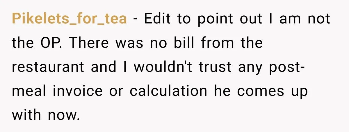 A Man Uses Free Meal Trade on First Date, Then Demands Cash When She Says No Spark