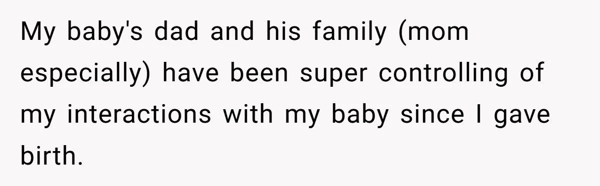 A Young Mom’s Fight To Protect Her Newborn From A Controlling Family’s Disturbing Behavior