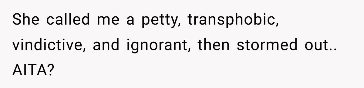She Faced Her Childhood Bully’s Apology, but It Spiraled into a Transgender Tangle