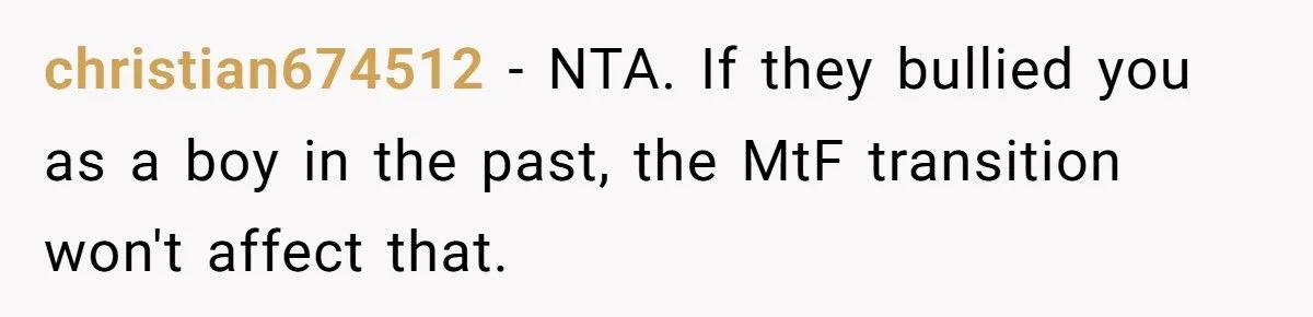 She Faced Her Childhood Bully’s Apology, but It Spiraled into a Transgender Tangle