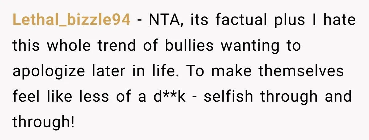 She Faced Her Childhood Bully’s Apology, but It Spiraled into a Transgender Tangle
