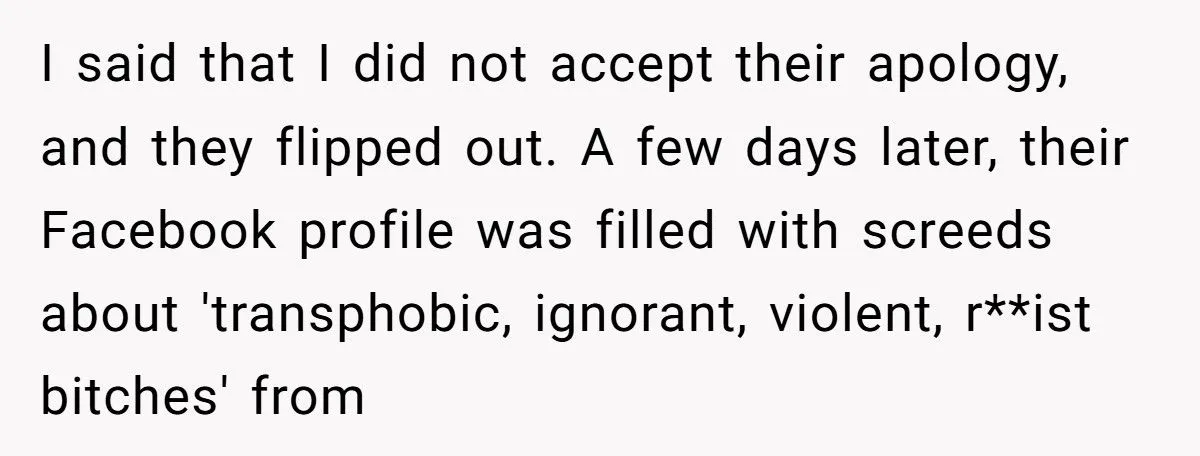 She Faced Her Childhood Bully’s Apology, but It Spiraled into a Transgender Tangle