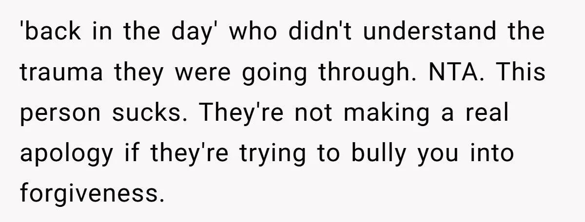 She Faced Her Childhood Bully’s Apology, but It Spiraled into a Transgender Tangle