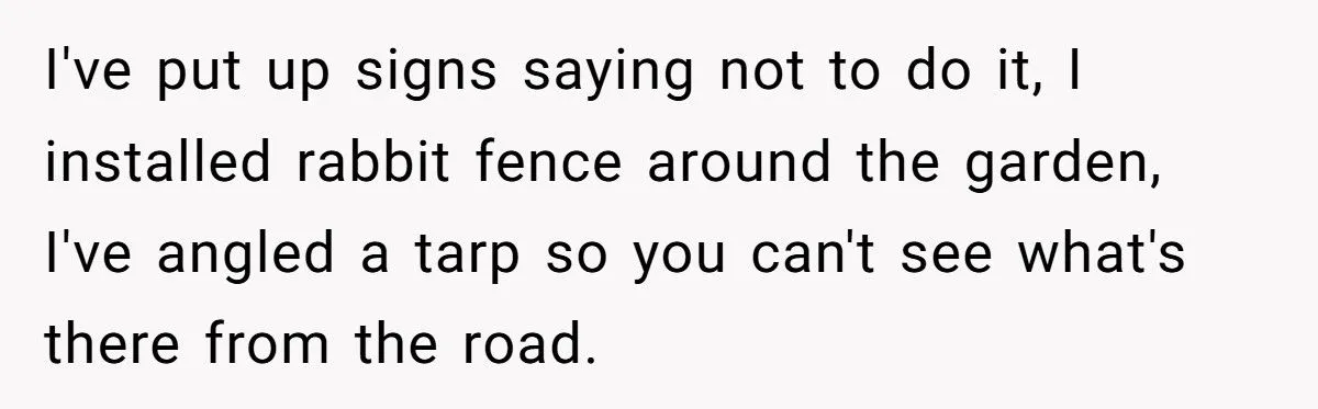 Homeowner Asks Neighbor to Move “Community Farm Stand” After Thieves Raid Their Garden