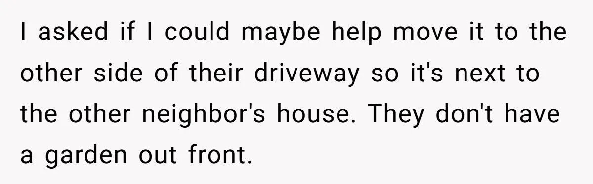 Homeowner Asks Neighbor to Move “Community Farm Stand” After Thieves Raid Their Garden