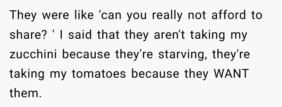 Homeowner Asks Neighbor to Move “Community Farm Stand” After Thieves Raid Their Garden