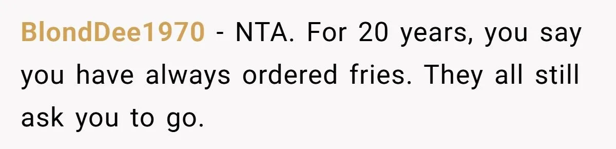 Lactose-Intolerant Fry Fan Faces Family Flak For Slowing Drive-In Trips