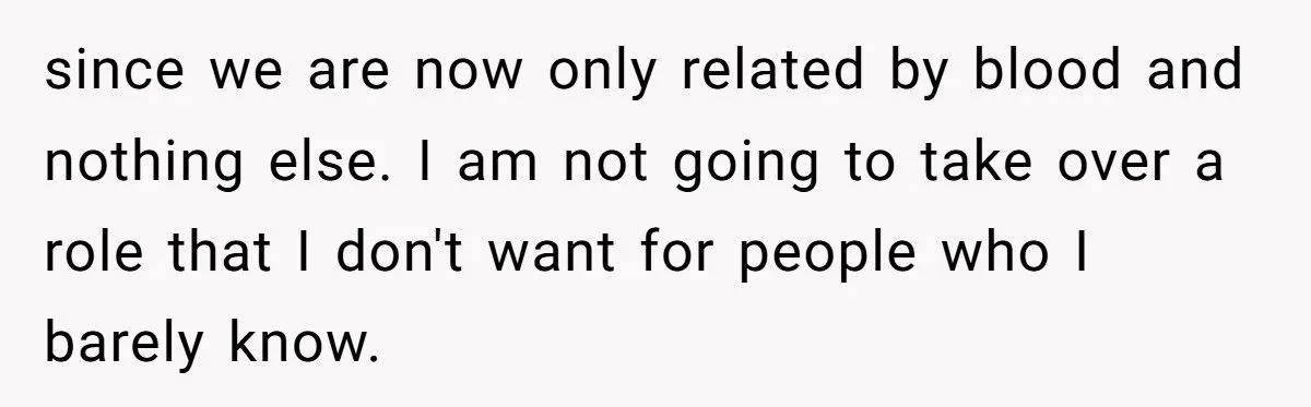 You’re Practically a Stranger” - Woman Refuses SIL’s Shocking Demand to Mother Her Kids