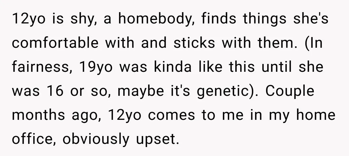 He Blocked His Wife from Forcing Their 12-Year-Old Into a Period Party She Desperately Tried to Avoid
