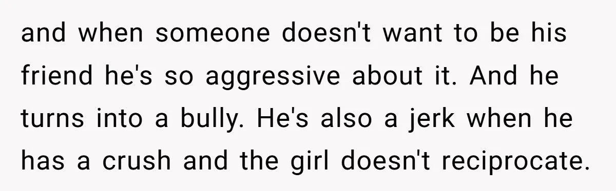 She Refused to Protect Her Autistic Brother from the Consequences of His Bullying