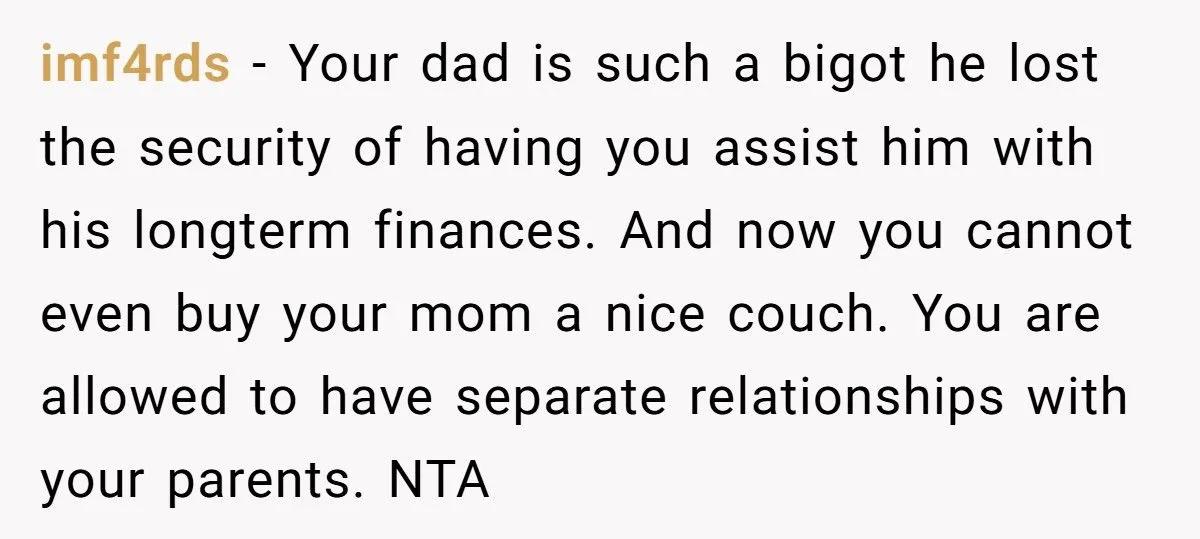 Dad Couldn’t Afford It, Gay Son Could - The Dad Loses It Over “Man of the House” Pride