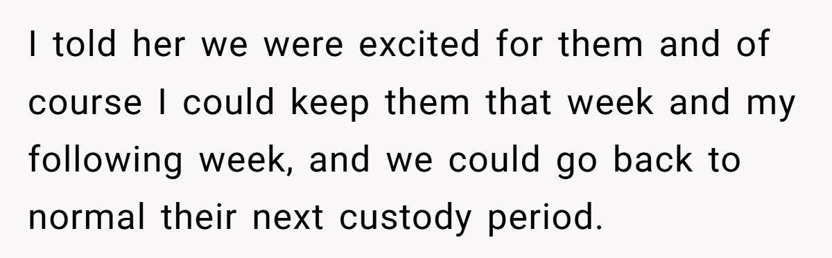 She’s Ready to Stop Doing All the Extra Work for Her Ex After He Refused a Simple Favor