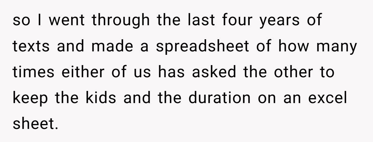 She’s Ready to Stop Doing All the Extra Work for Her Ex After He Refused a Simple Favor