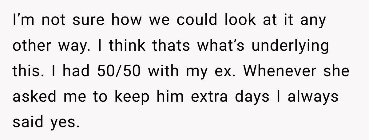 She’s Ready to Stop Doing All the Extra Work for Her Ex After He Refused a Simple Favor