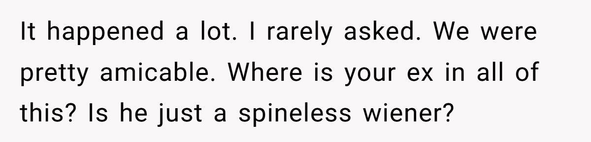 She’s Ready to Stop Doing All the Extra Work for Her Ex After He Refused a Simple Favor