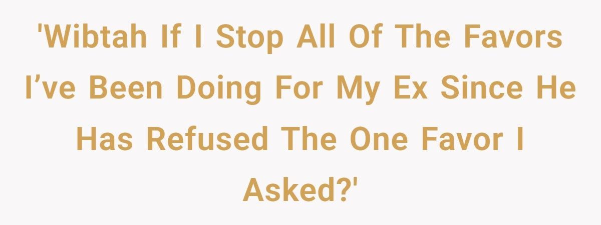 She’s Ready to Stop Doing All the Extra Work for Her Ex After He Refused a Simple Favor