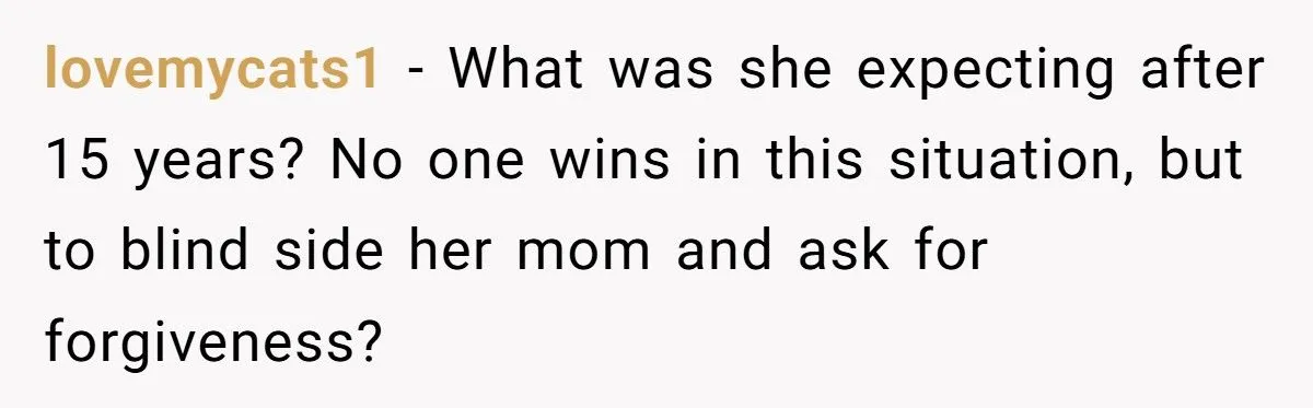 She Wanted Forgiveness After Walking Away from Her Baby, But Her Father Told Her She’ll Never Matter More Than the Ones Who Stayed