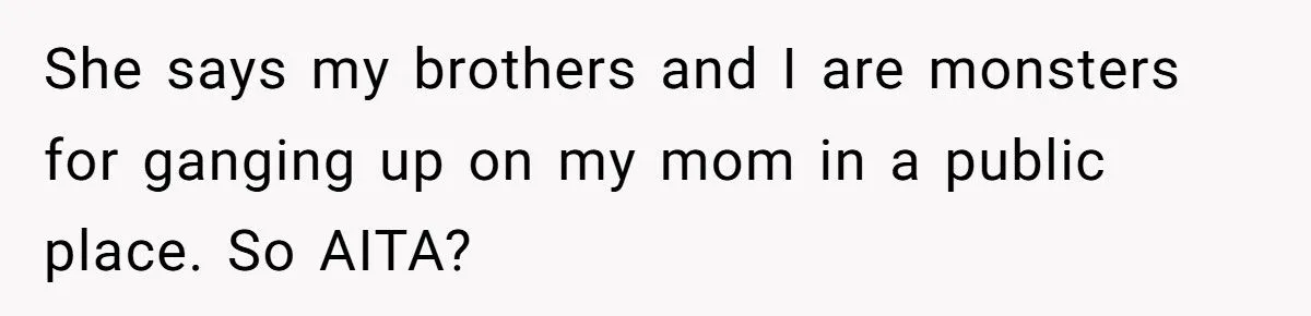 This Man Called His Mom a “Dinosaur” After She Shamed His Brother for Carrying Pads for His Daughters - Was He Wrong? This Man Called His Mom a “Dinosaur” After She Shamed His Brother for Carrying Pads for His Daughters - Was He Wrong?