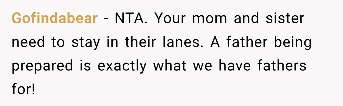 This Man Called His Mom a “Dinosaur” After She Shamed His Brother for Carrying Pads for His Daughters - Was He Wrong?