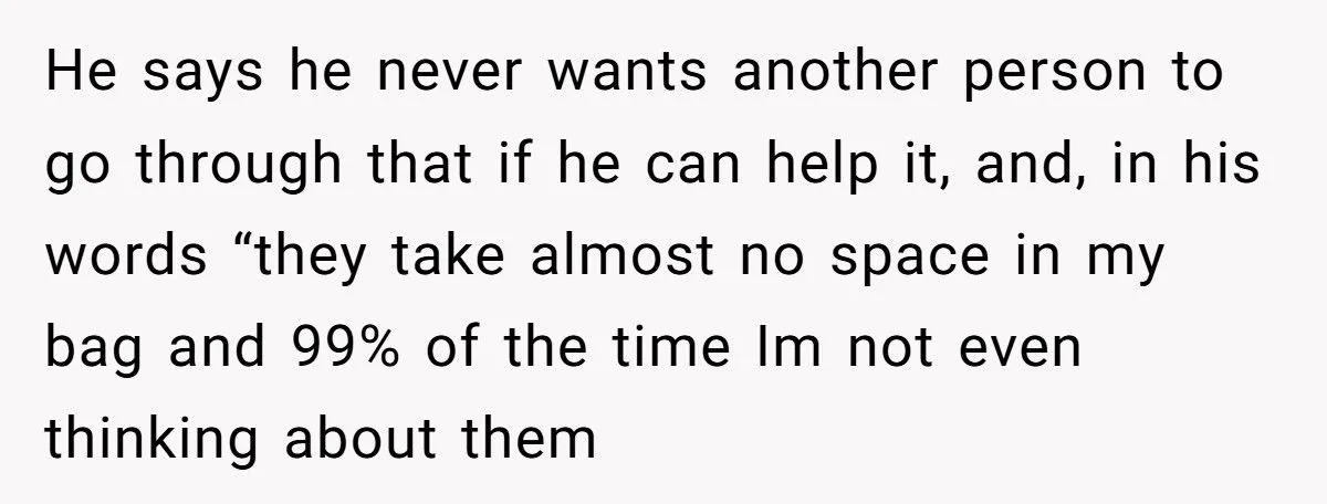This Man Called His Mom a “Dinosaur” After She Shamed His Brother for Carrying Pads for His Daughters - Was He Wrong?
