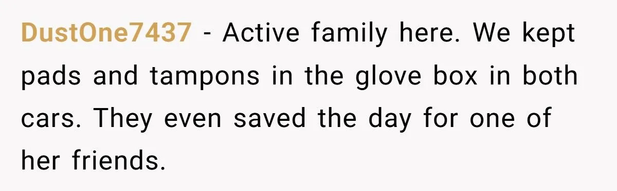 This Man Called His Mom a “Dinosaur” After She Shamed His Brother for Carrying Pads for His Daughters - Was He Wrong?