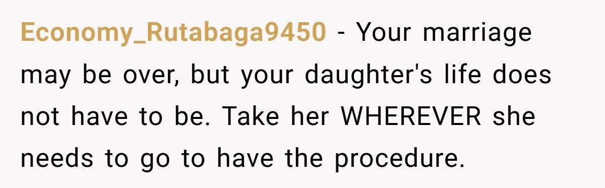 Father Divorces Wife After She Refuses to Let Their 14-Year-Old Daughter Terminate Pregnancy