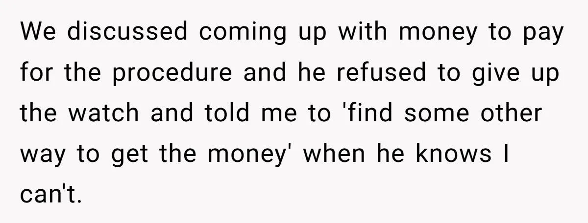 She Sold Her Husband’s Expensive Watch to Pay for Their Son’s Surgery - His Reaction Shocked Everyone