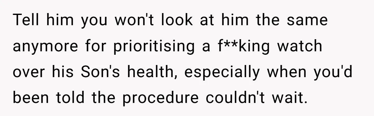 She Sold Her Husband’s Expensive Watch to Pay for Their Son’s Surgery - His Reaction Shocked Everyone