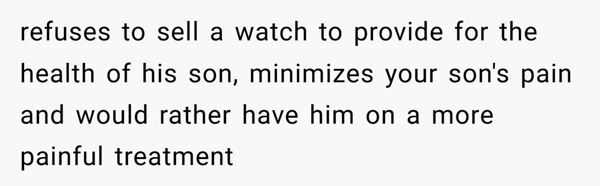 She Sold Her Husband’s Expensive Watch to Pay for Their Son’s Surgery - His Reaction Shocked Everyone