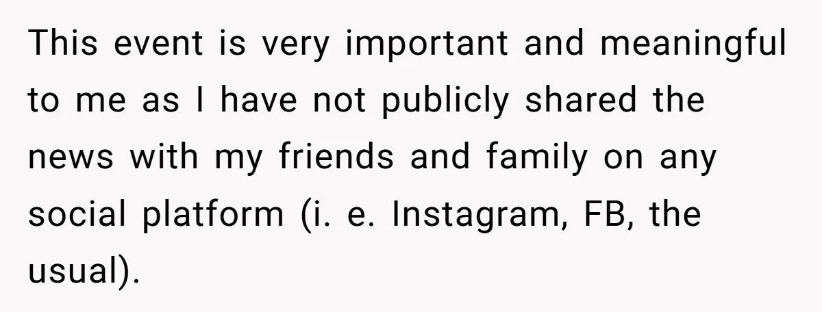 Pregnant Woman Excludes Husband’s Coworker From Baby Shower Over Spotlight Fears