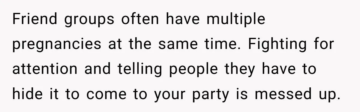Pregnant Woman Excludes Husband’s Coworker From Baby Shower Over Spotlight Fears