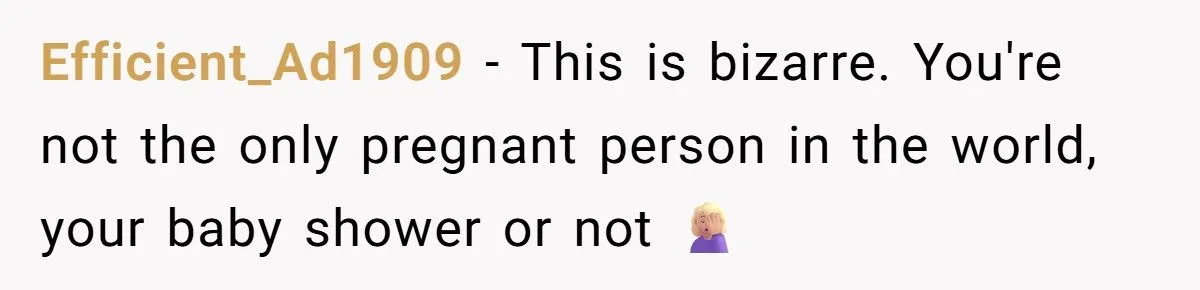 Pregnant Woman Excludes Husband’s Coworker From Baby Shower Over Spotlight Fears