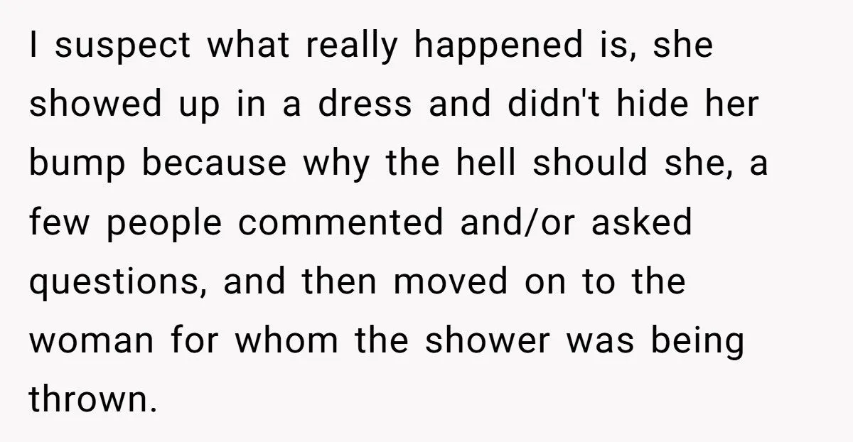 Pregnant Woman Excludes Husband’s Coworker From Baby Shower Over Spotlight Fears