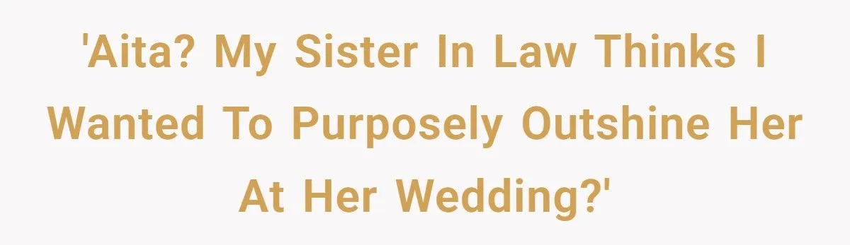 She Wore a Cleavage Dress to Her Sister-in-Law’s Wedding – Now She’s Accused of Stealing the Spotlight