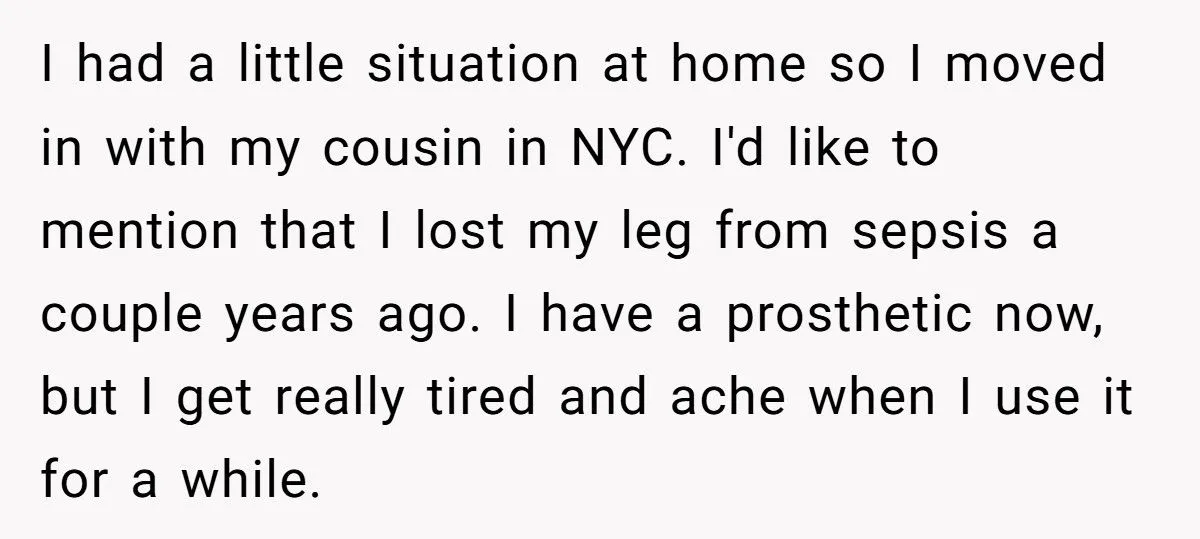 A NYC Commuter Faces a Bus Seat Showdown Over an Invisible Disability