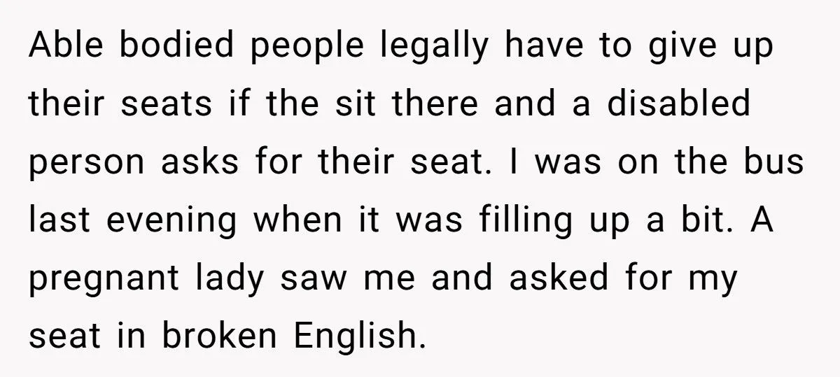 A NYC Commuter Faces a Bus Seat Showdown Over an Invisible Disability