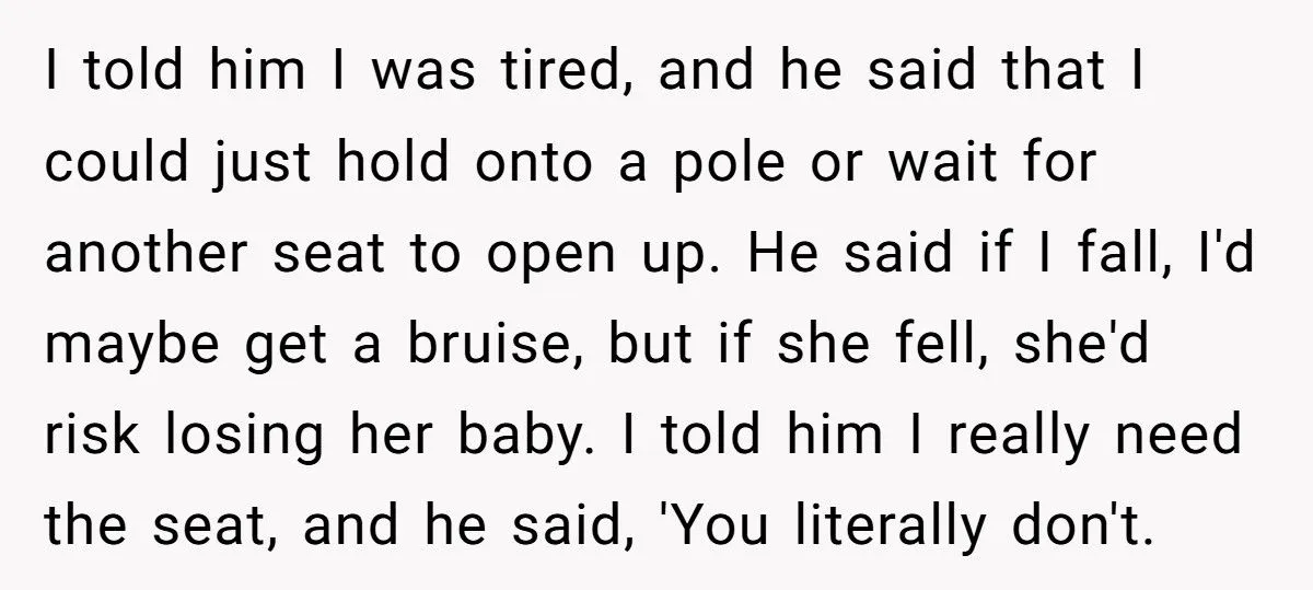 A NYC Commuter Faces a Bus Seat Showdown Over an Invisible Disability