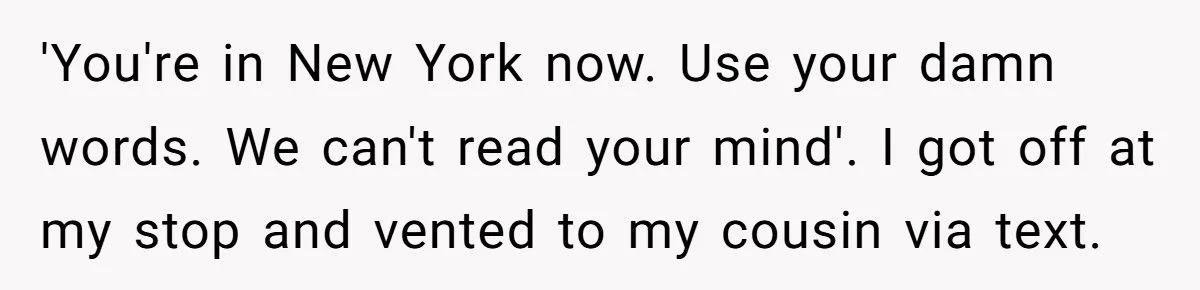 A NYC Commuter Faces a Bus Seat Showdown Over an Invisible Disability