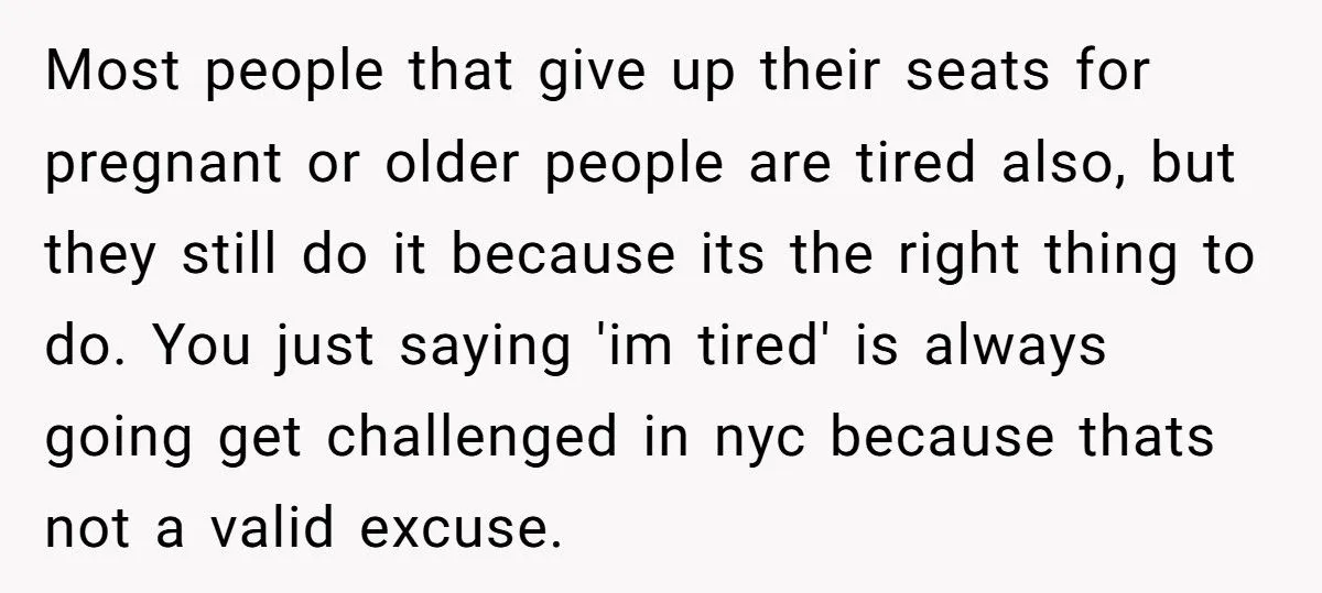 A NYC Commuter Faces a Bus Seat Showdown Over an Invisible Disability