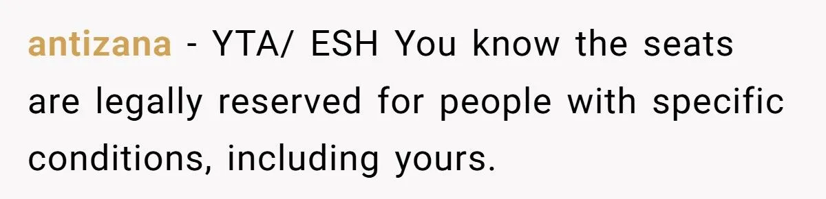 A NYC Commuter Faces a Bus Seat Showdown Over an Invisible Disability