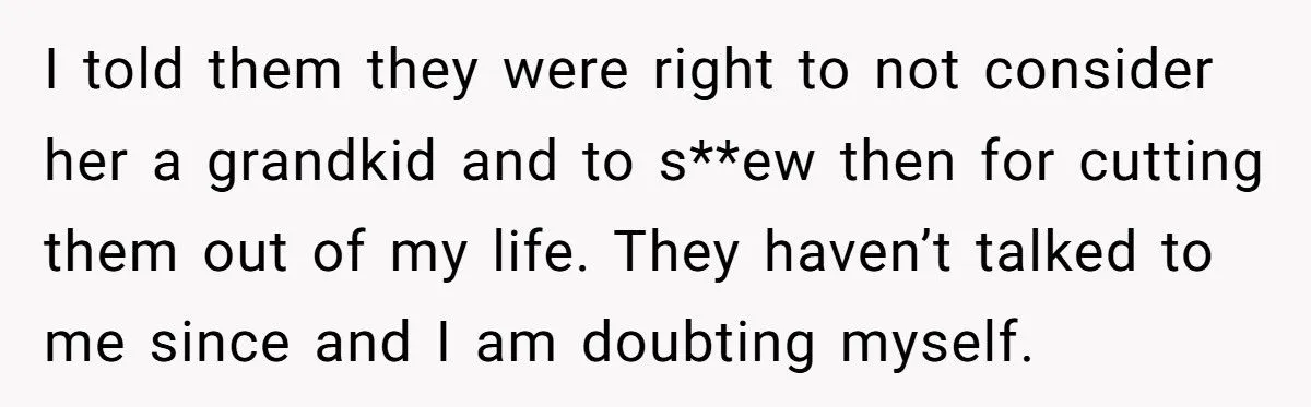 She Took Her Grandparents’ College Fund and Agreed They Don’t Consider Her Half-Sister a Grandkid