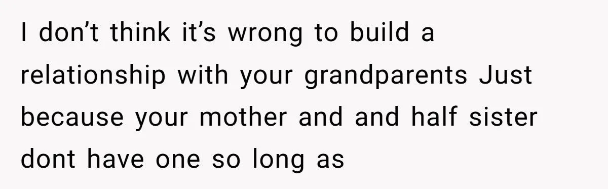 She Took Her Grandparents’ College Fund and Agreed They Don’t Consider Her Half-Sister a Grandkid